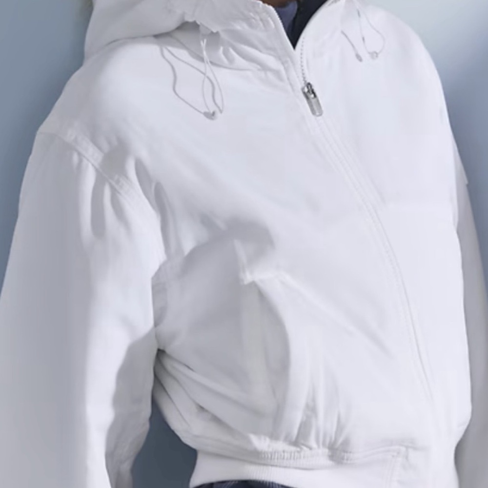 Athleta - White Lucent Bomber